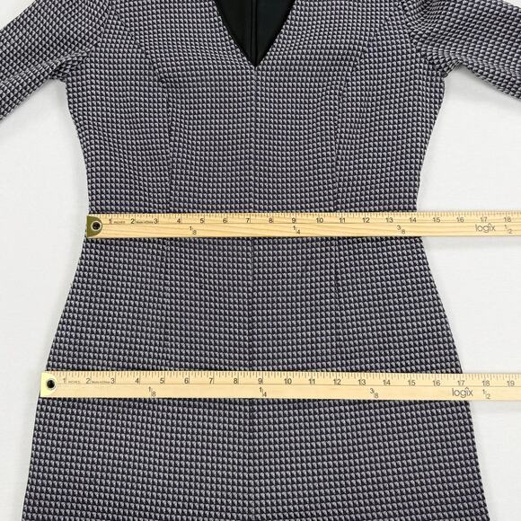 Boss Hugo Boss Women's Dalissa Sheath Dress Size 4 Purple Grey Printed - Picture 14 of 16